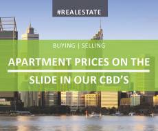 Apartment Prices On The Slide In Our CBDs