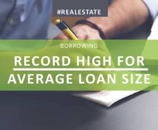 Record high for average loan size